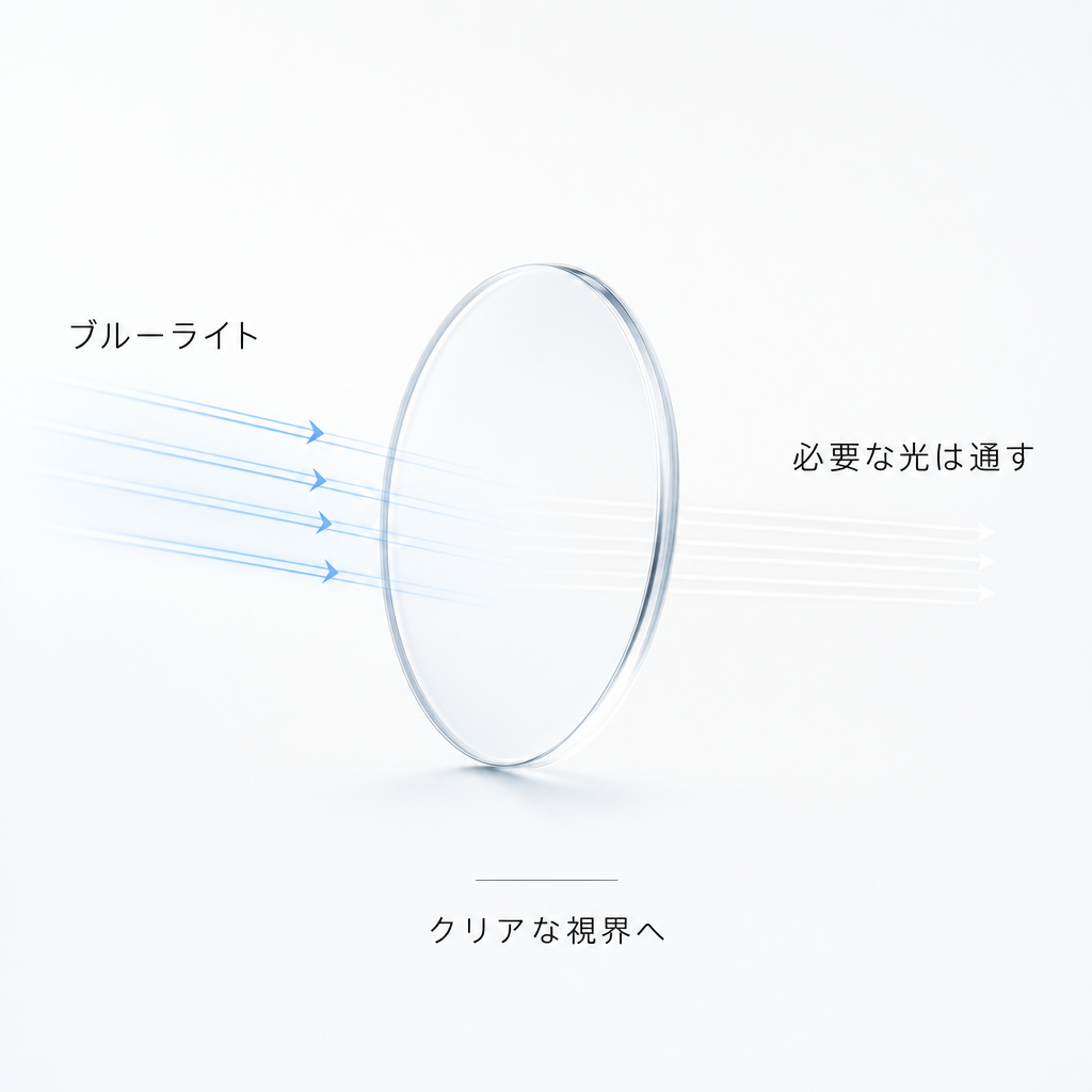 ブルーライトカットレンズ